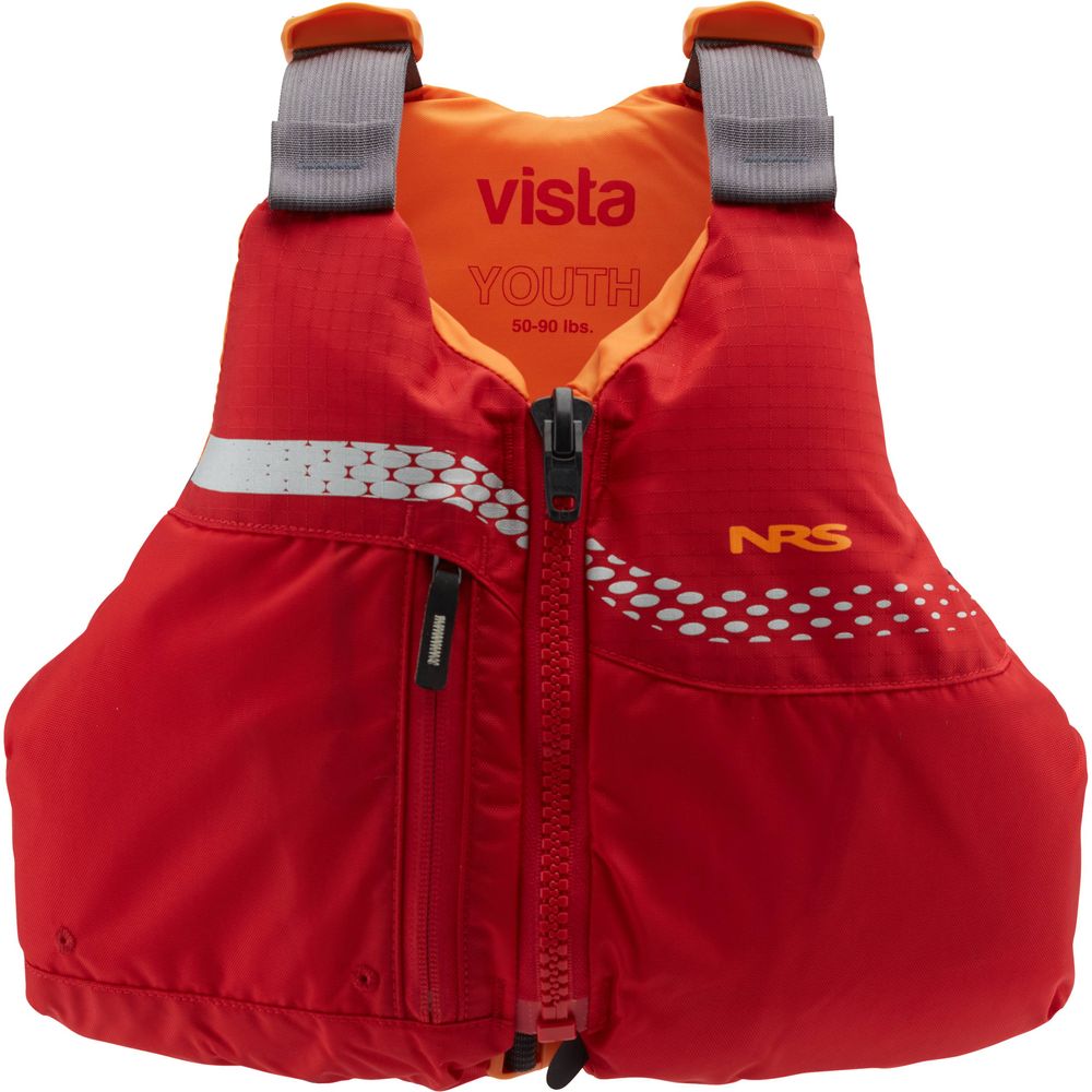 NRS youth life jacket for whitewater rafting and kayaking