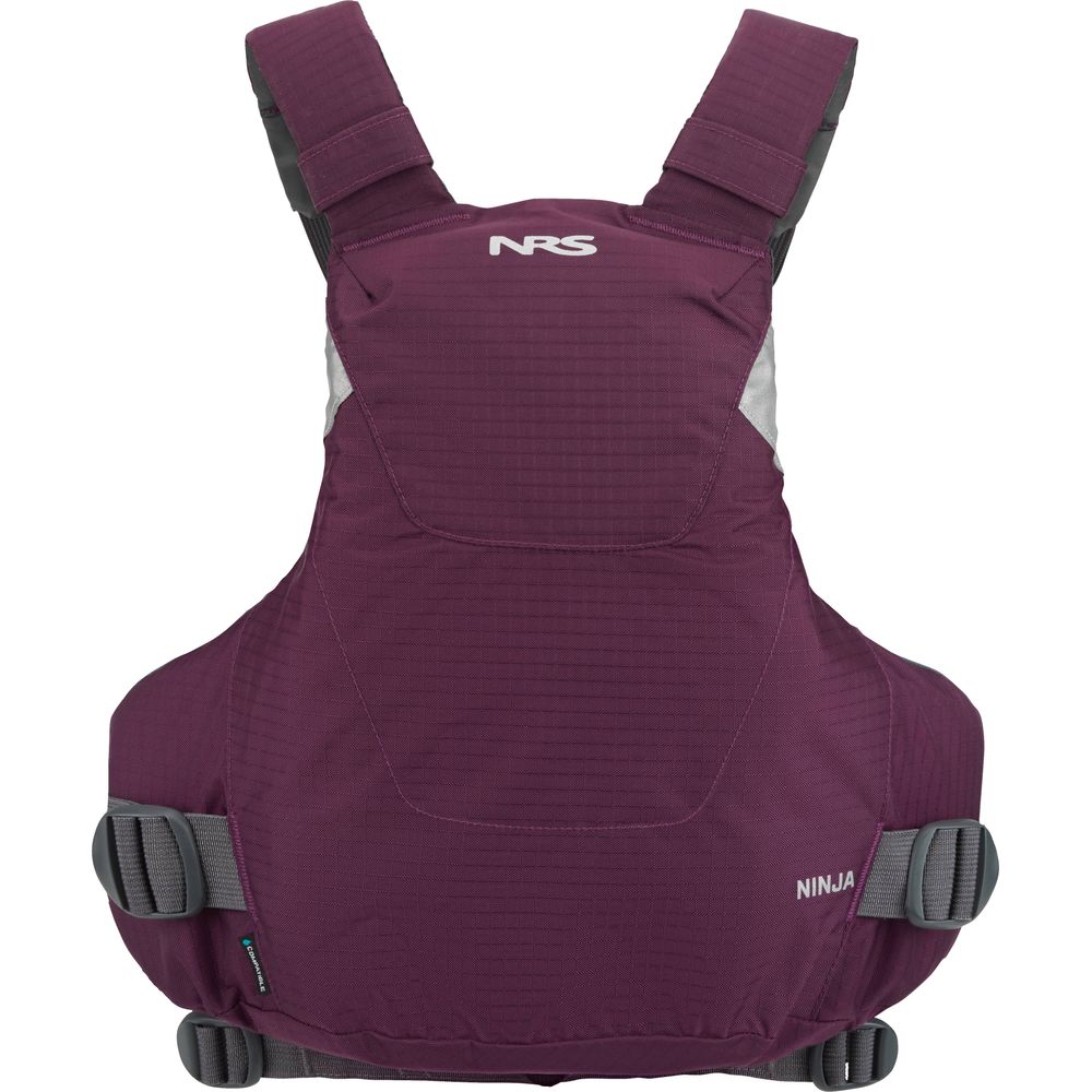 purple nrs life jacket for whitewater rafting