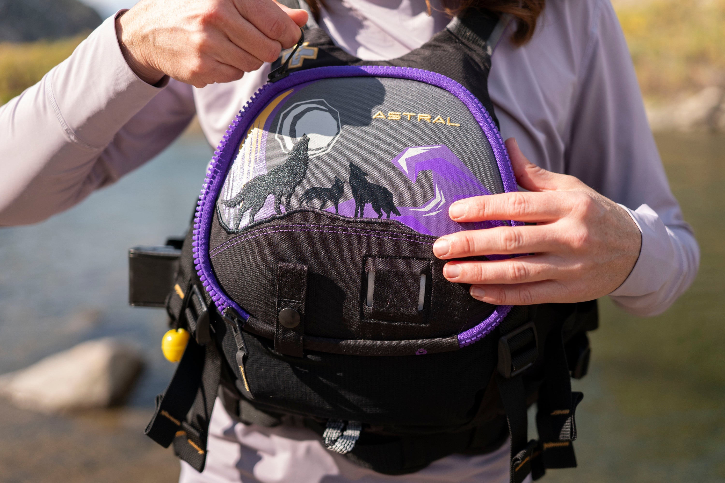 whitewater rafting gear life jacket by astral