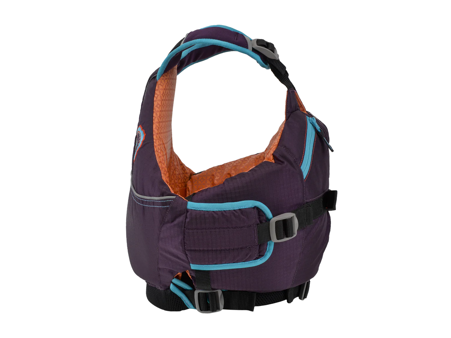 eggplant purple life jacket for whitewater