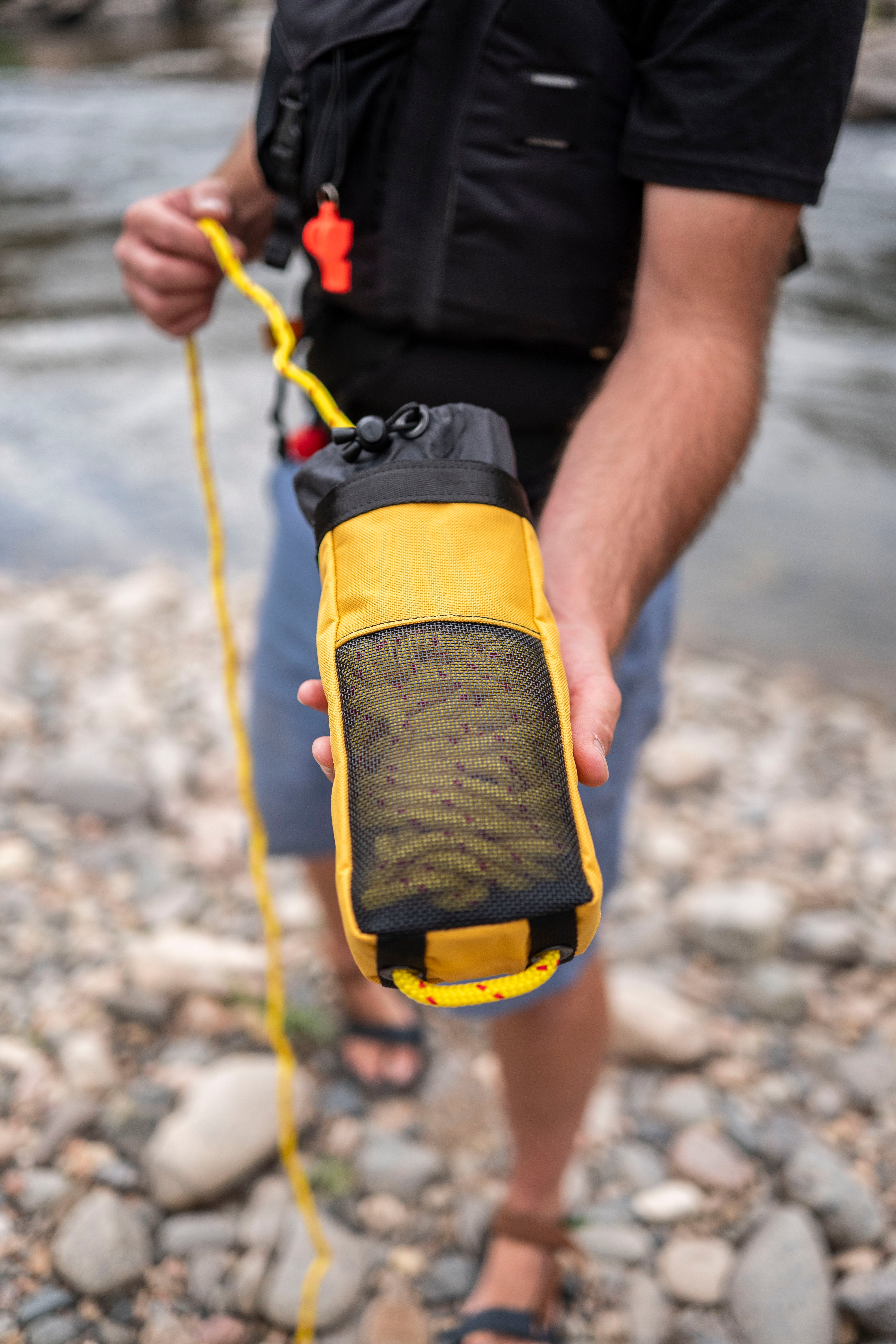 throw bag for whitewater rafting and kayaking