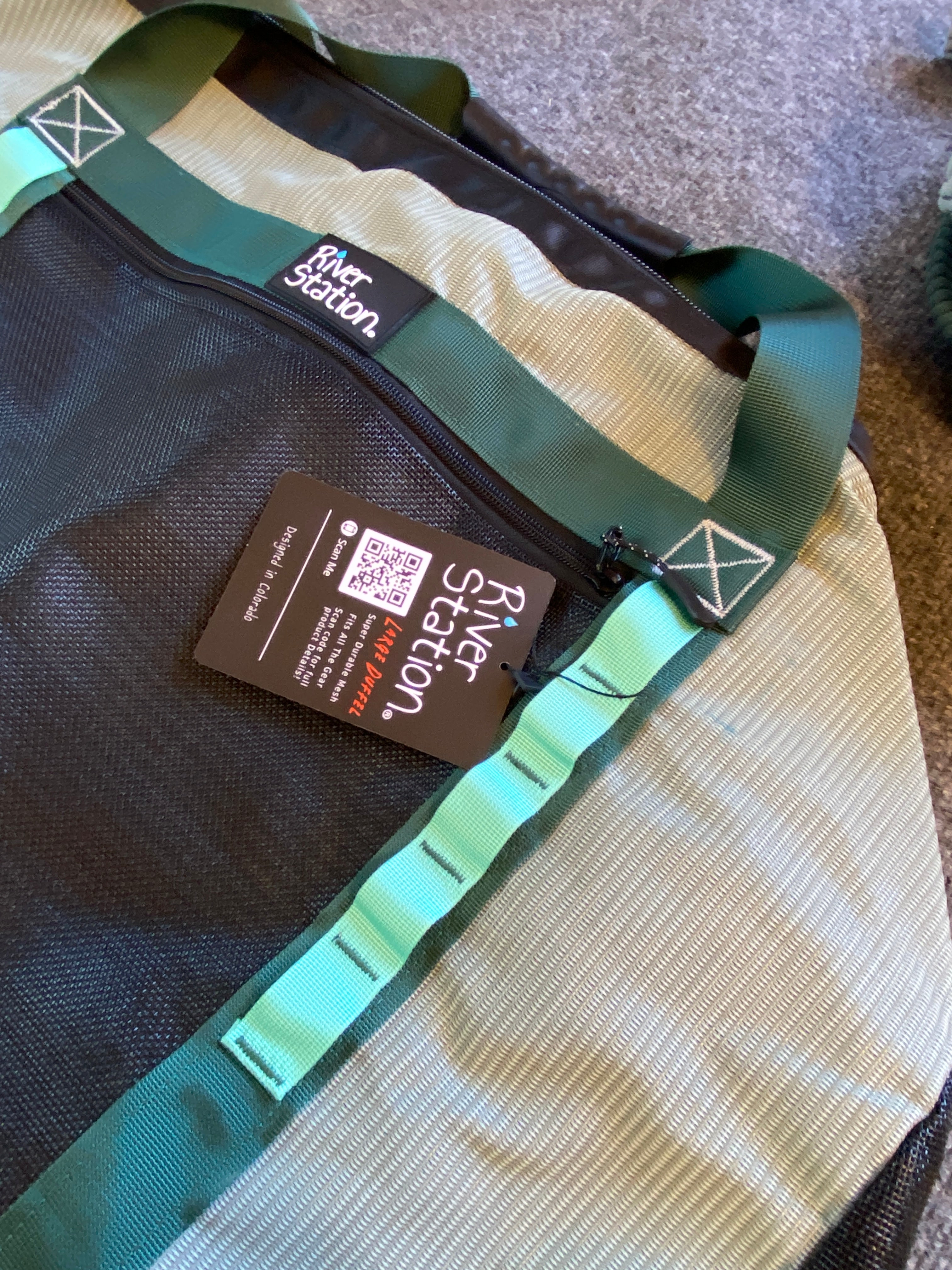Large Gear Bag - Ink Spot on Mesh