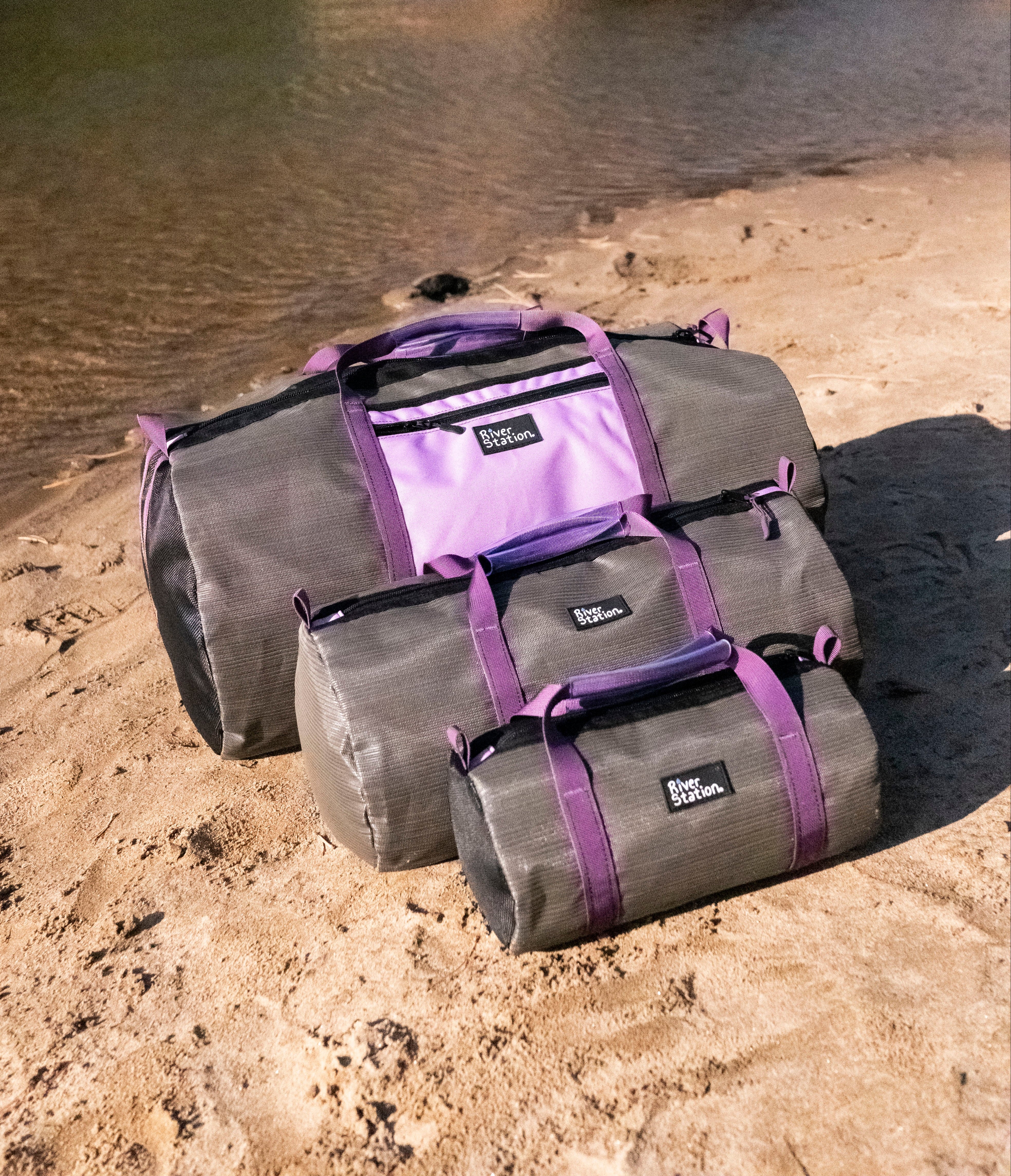 Gear bags for whitewater rafting