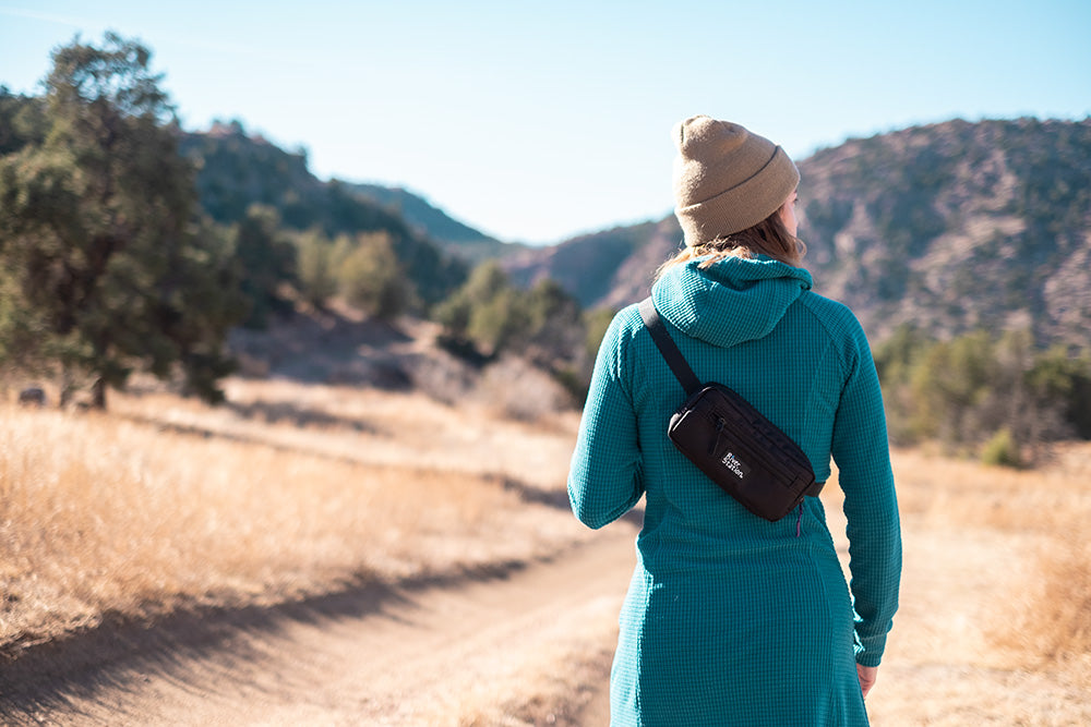 stylish hiking pouch