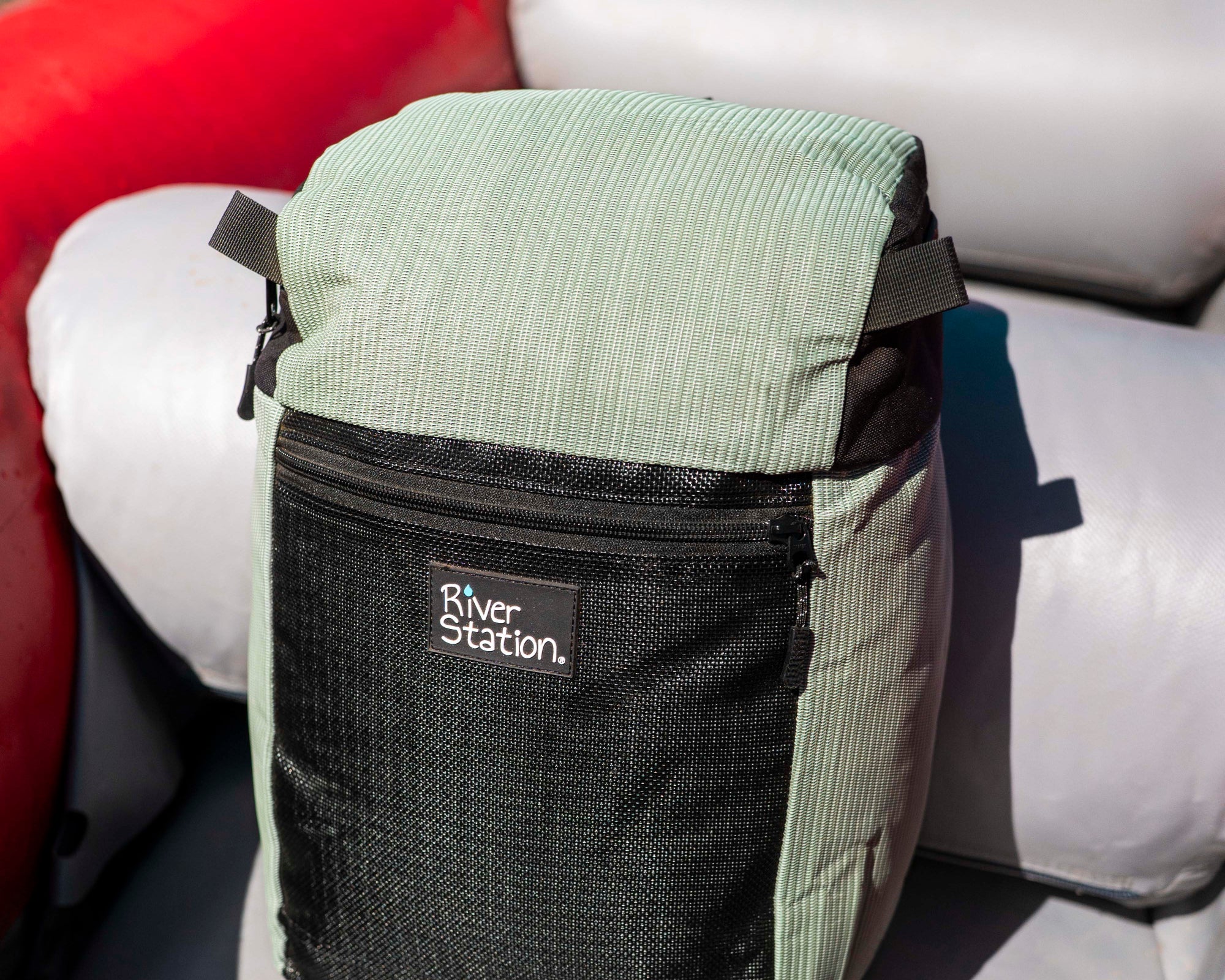 rafting mesh thwart bag for whitewater gear