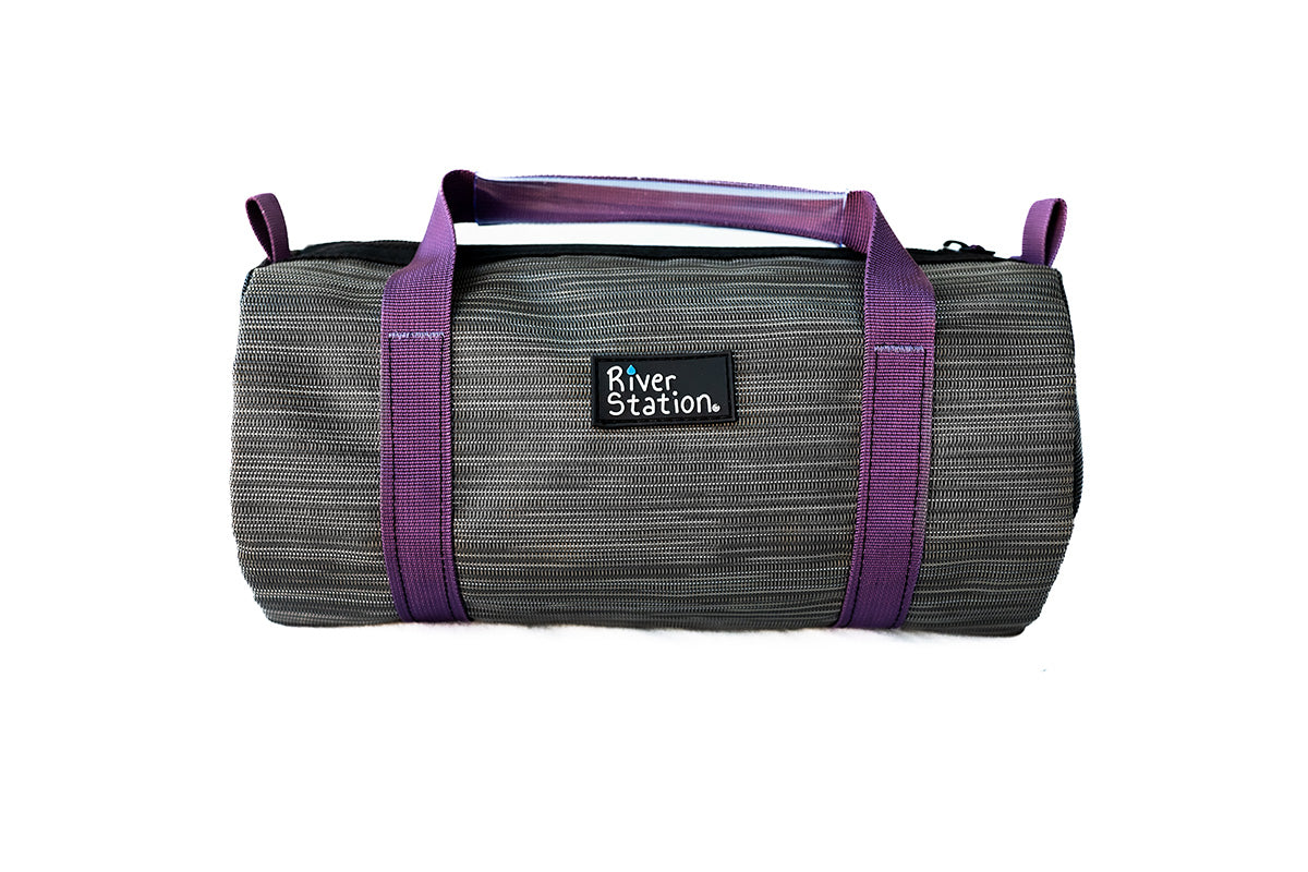 Strap bag for whitewater rafting and kayaking