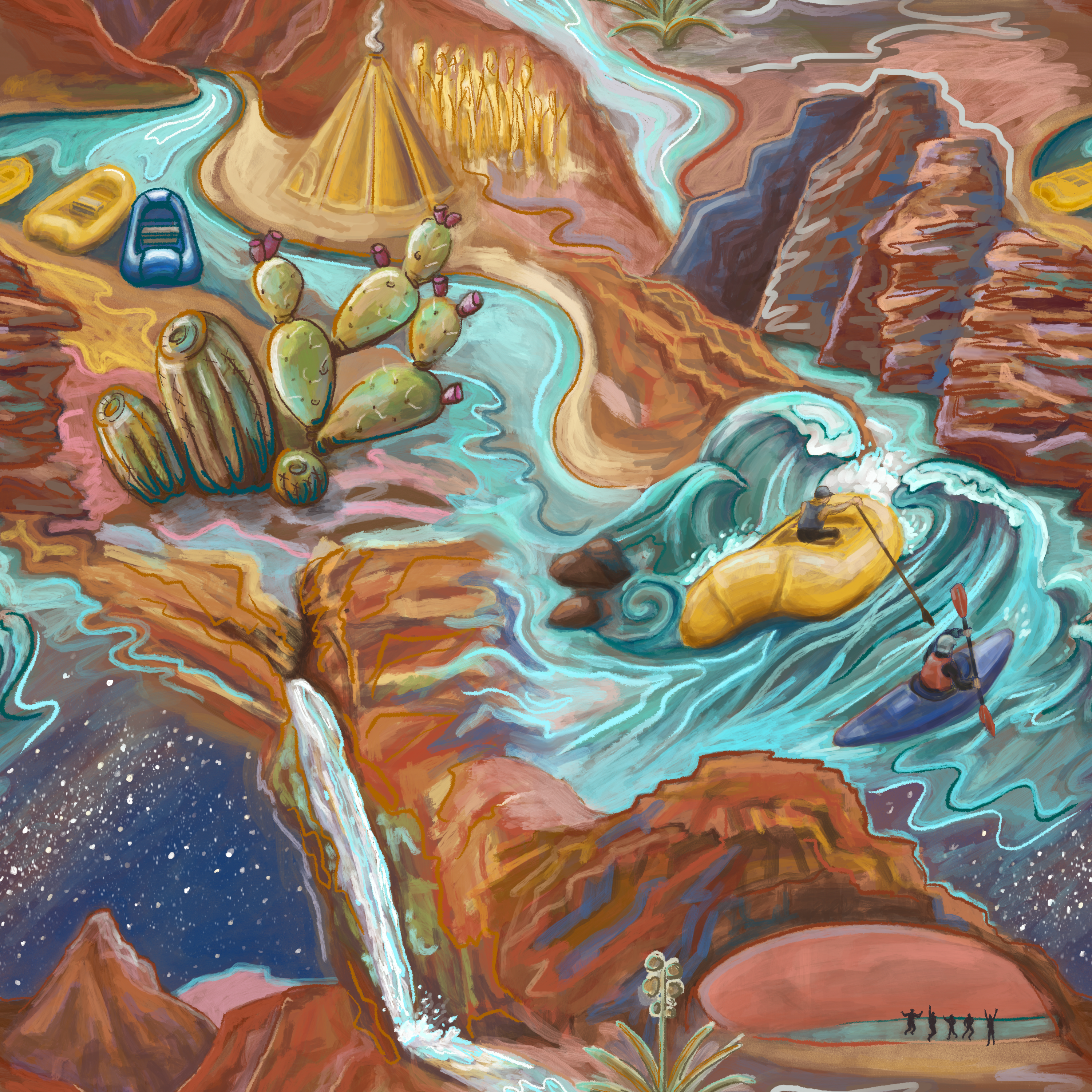 Limited Edition - Grand Canyon Throw Bag