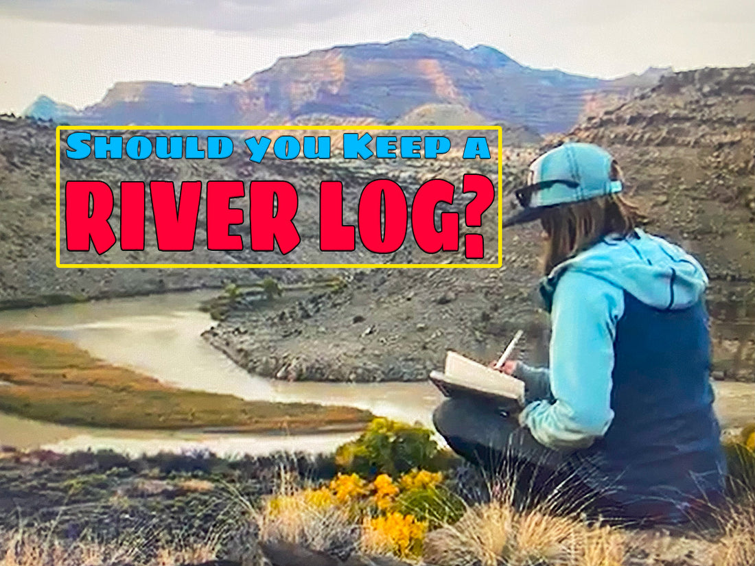 River log for whitewater rafting gear.