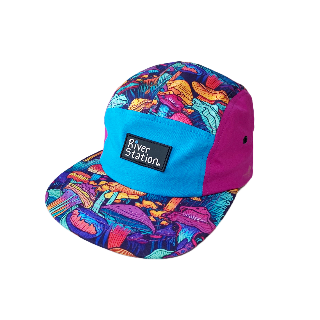 Neon Magic - Retro 5 Panel Hat