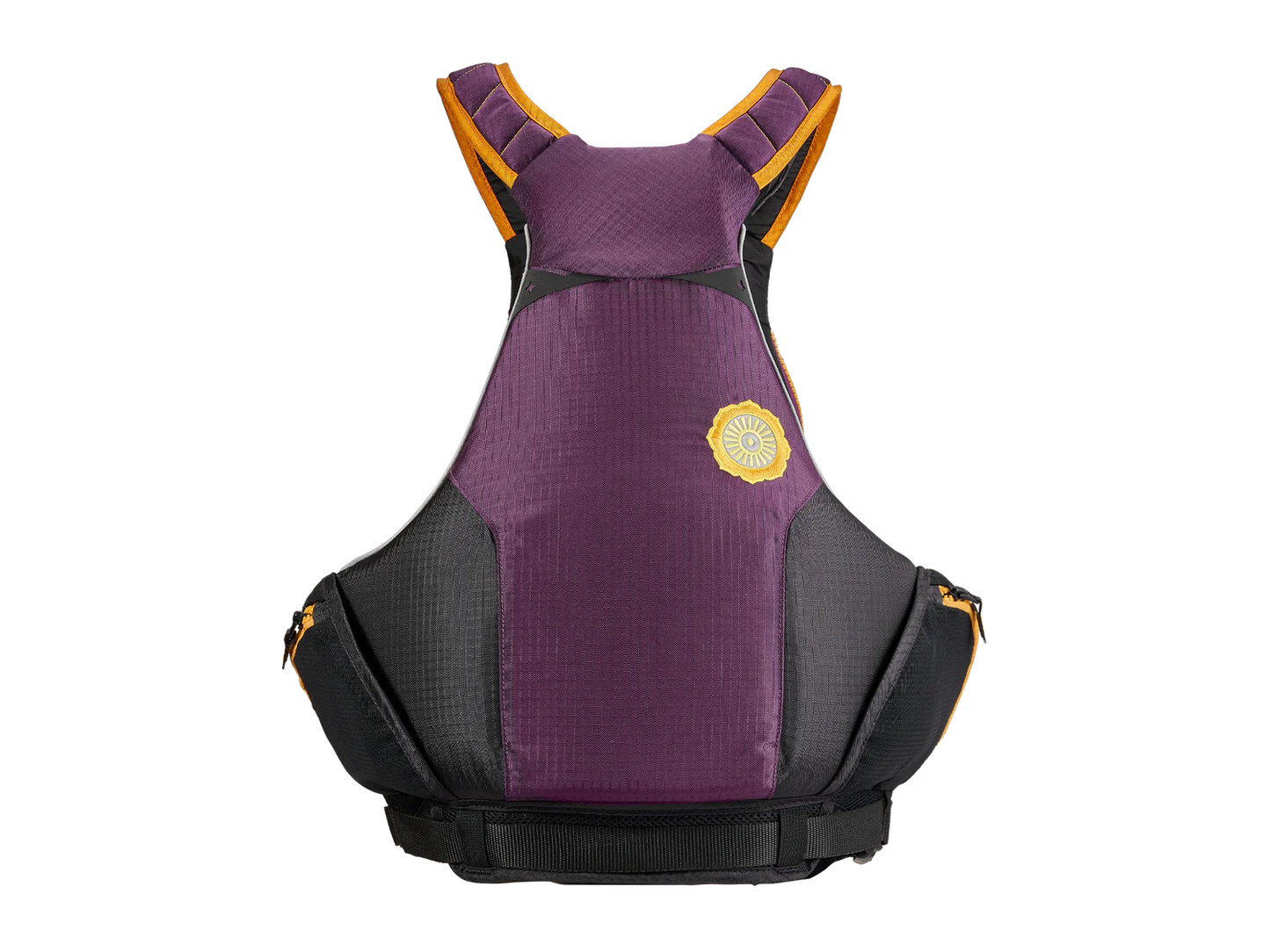 purple life jacket for whitewater boating