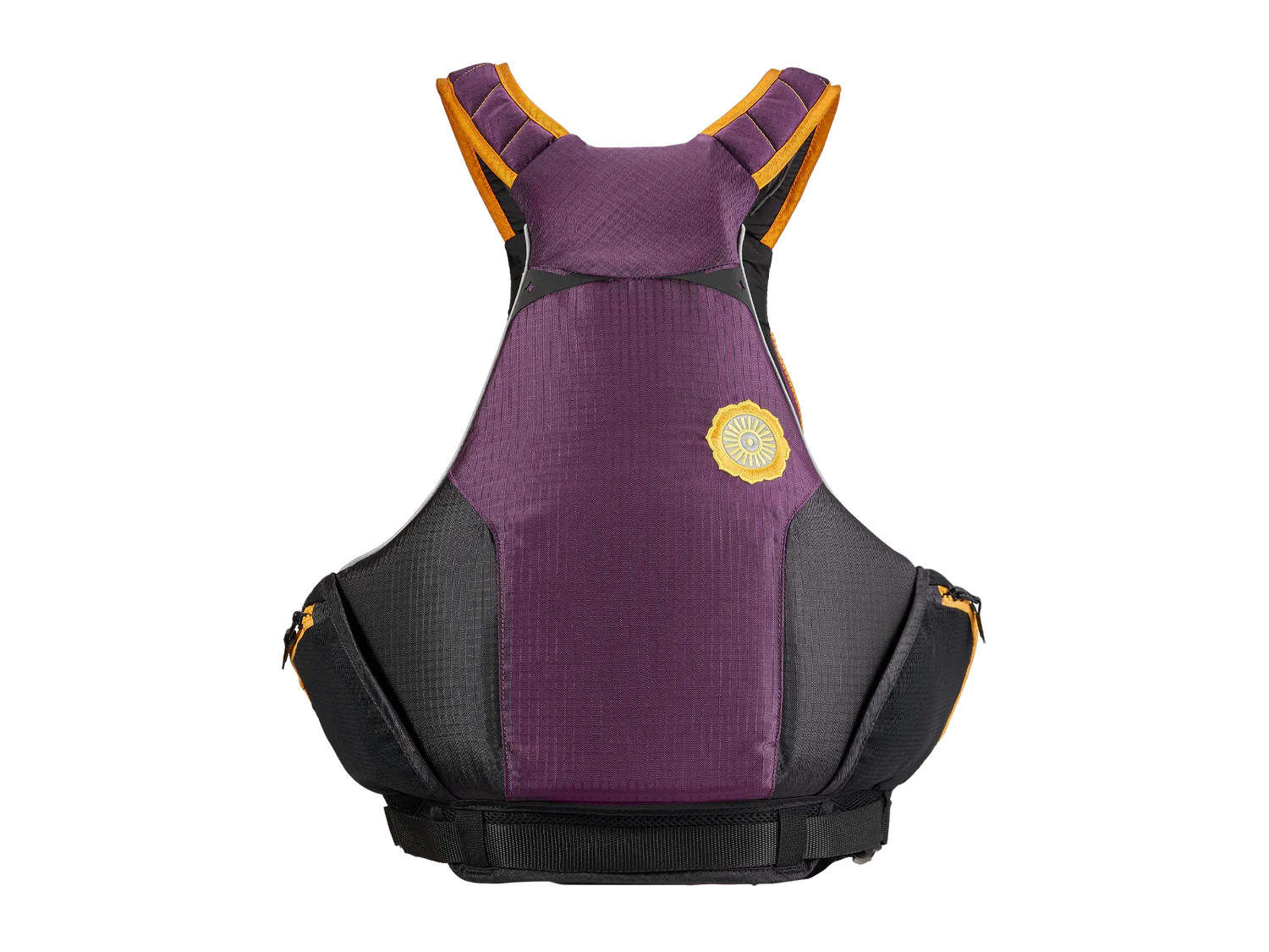 purple life jacket for whitewater boating