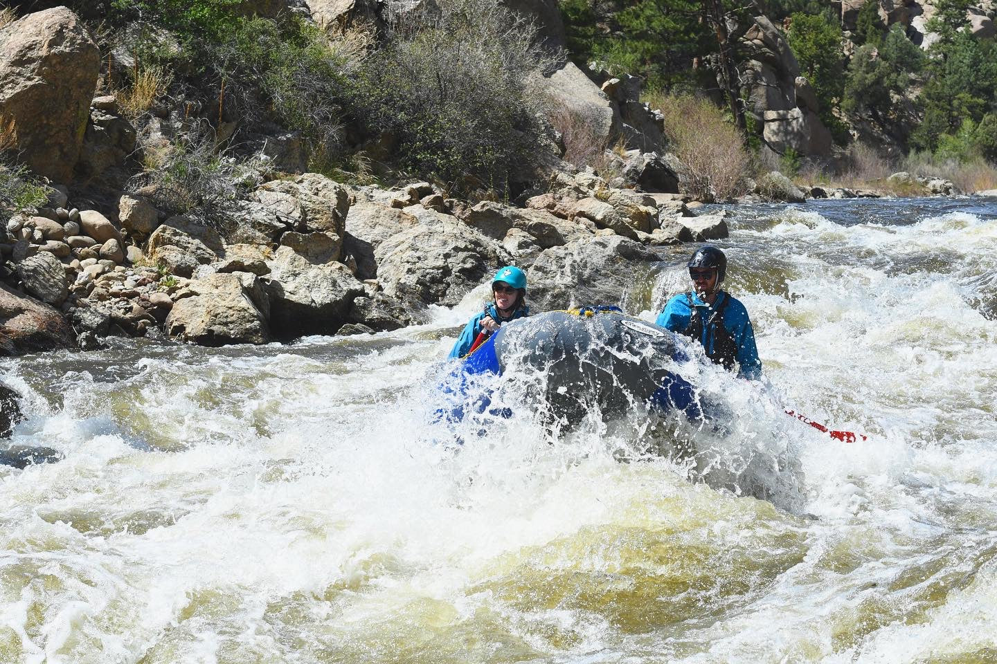 Whitewater rafting in Browns Canyon on the Arkansas River