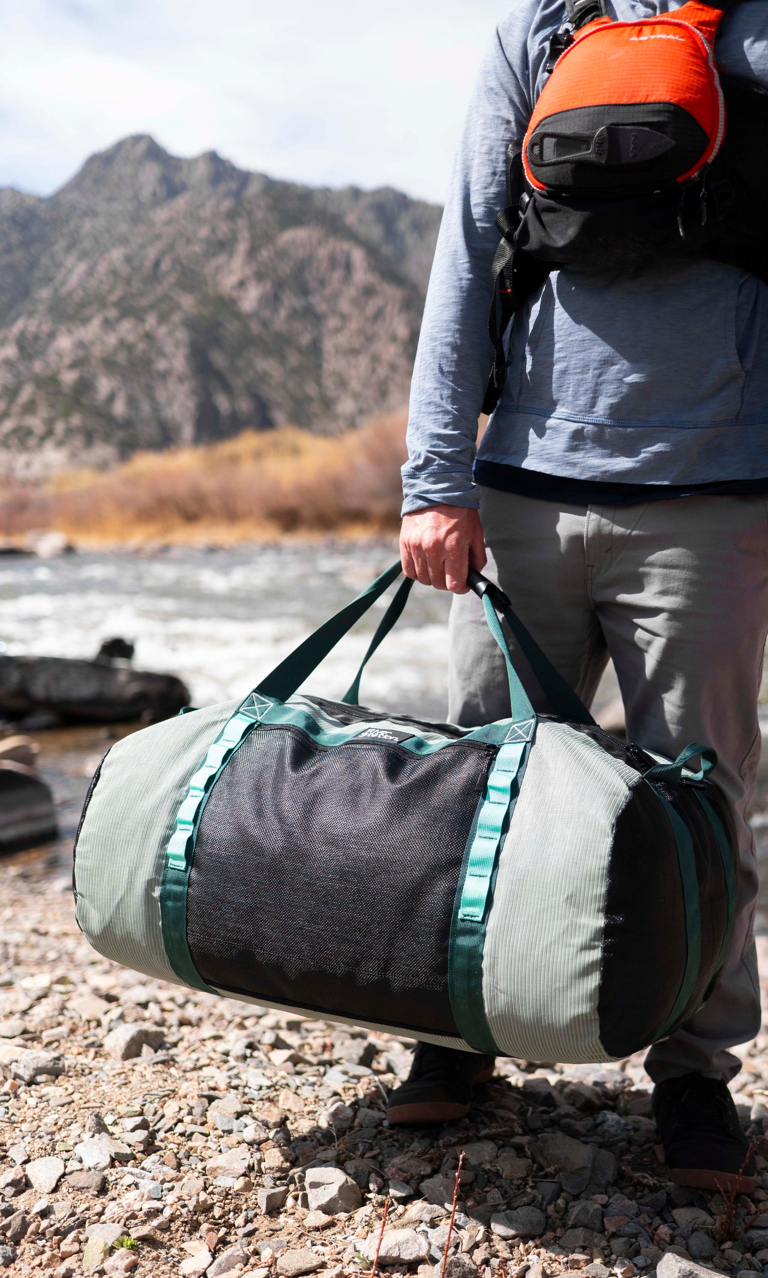 mesh duffel bag for boating