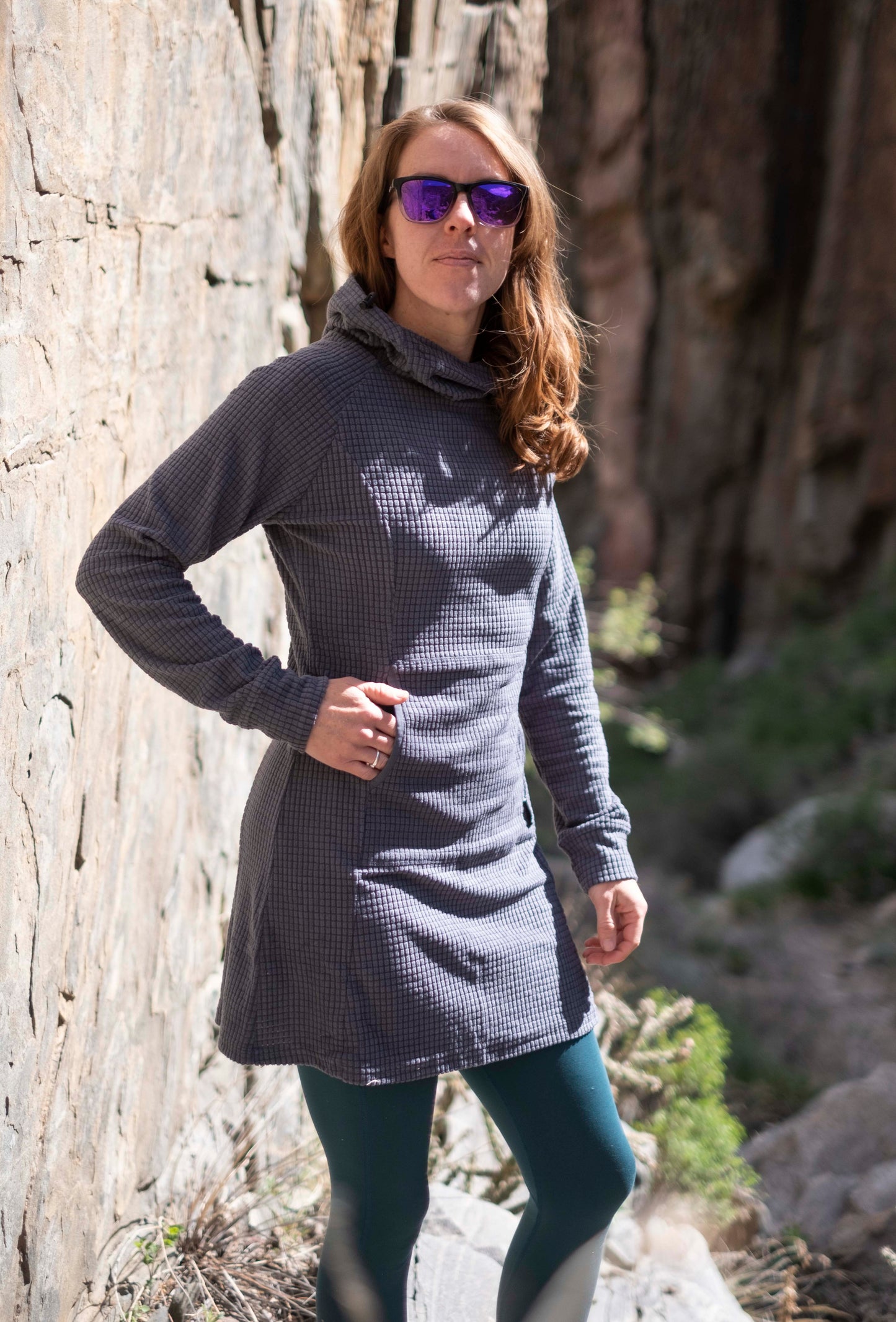 Women's Fleece Hooded Dress