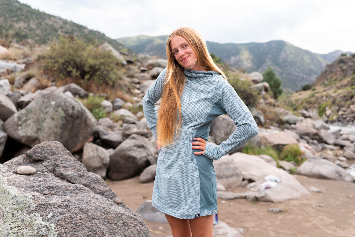 2027 Z-Fleece Hooded Dress