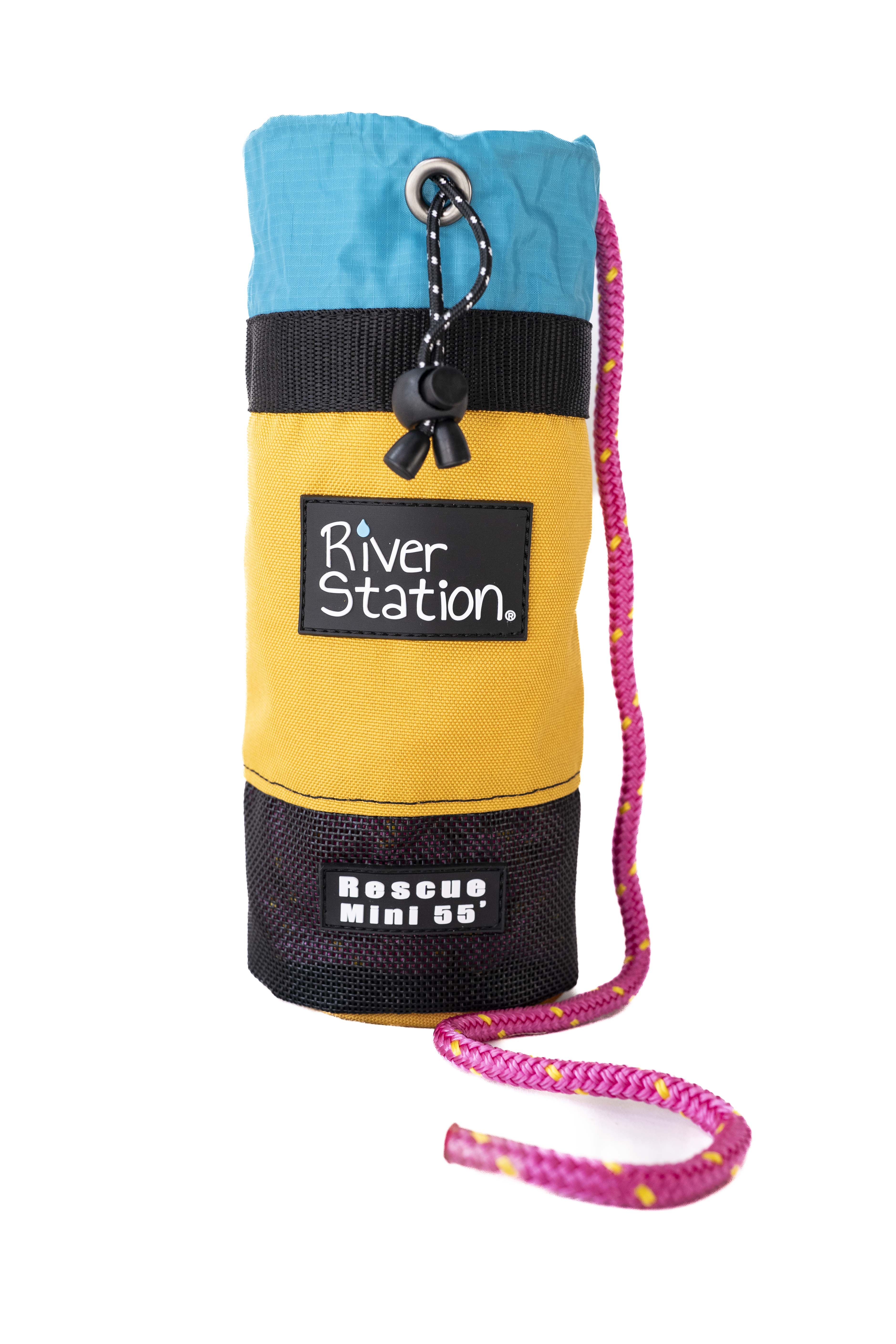 Whitewater kayaking throw bag. 