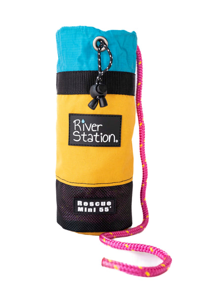 Whitewater kayaking throw bag. 