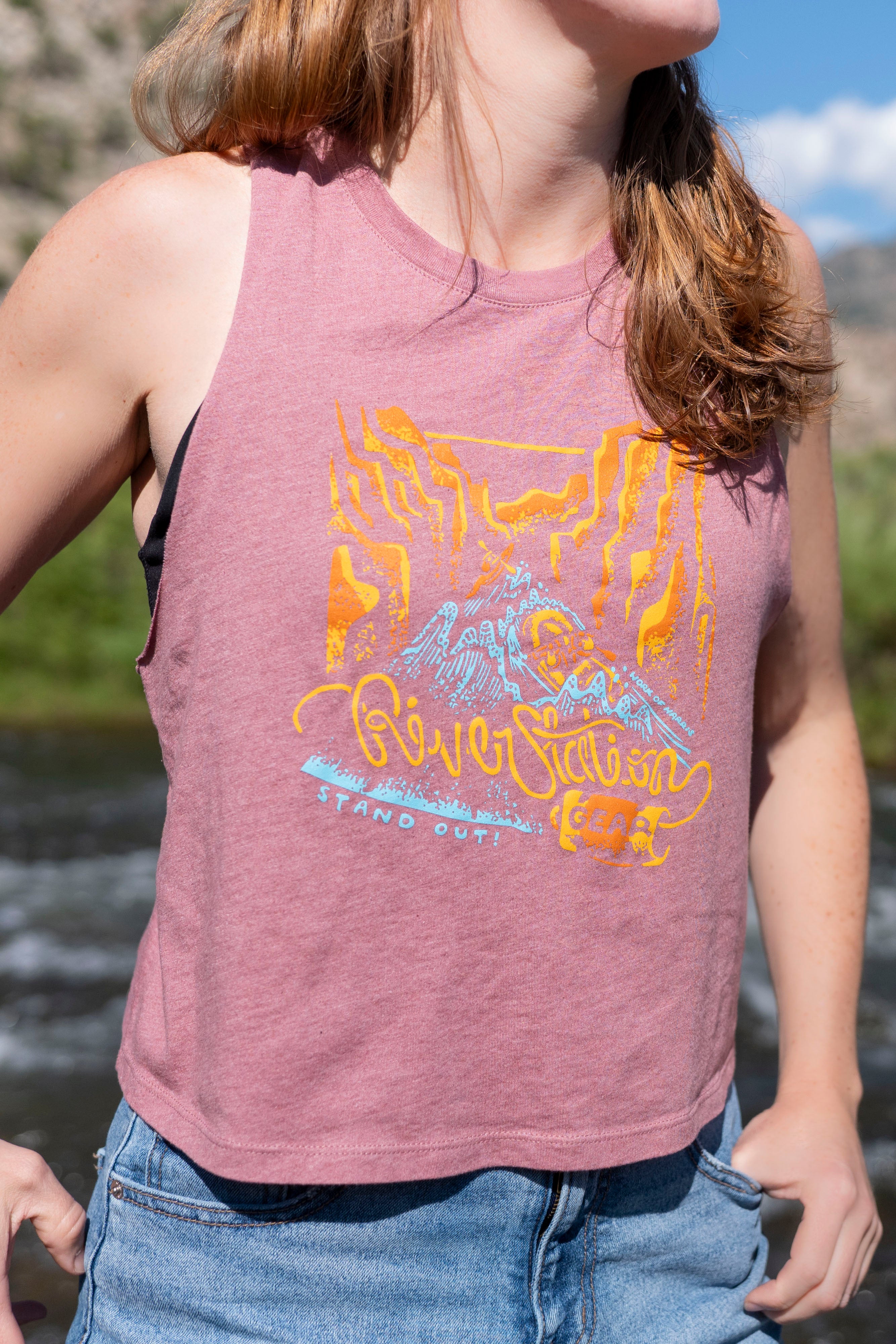Women's Crop Tank - "Stand Out"