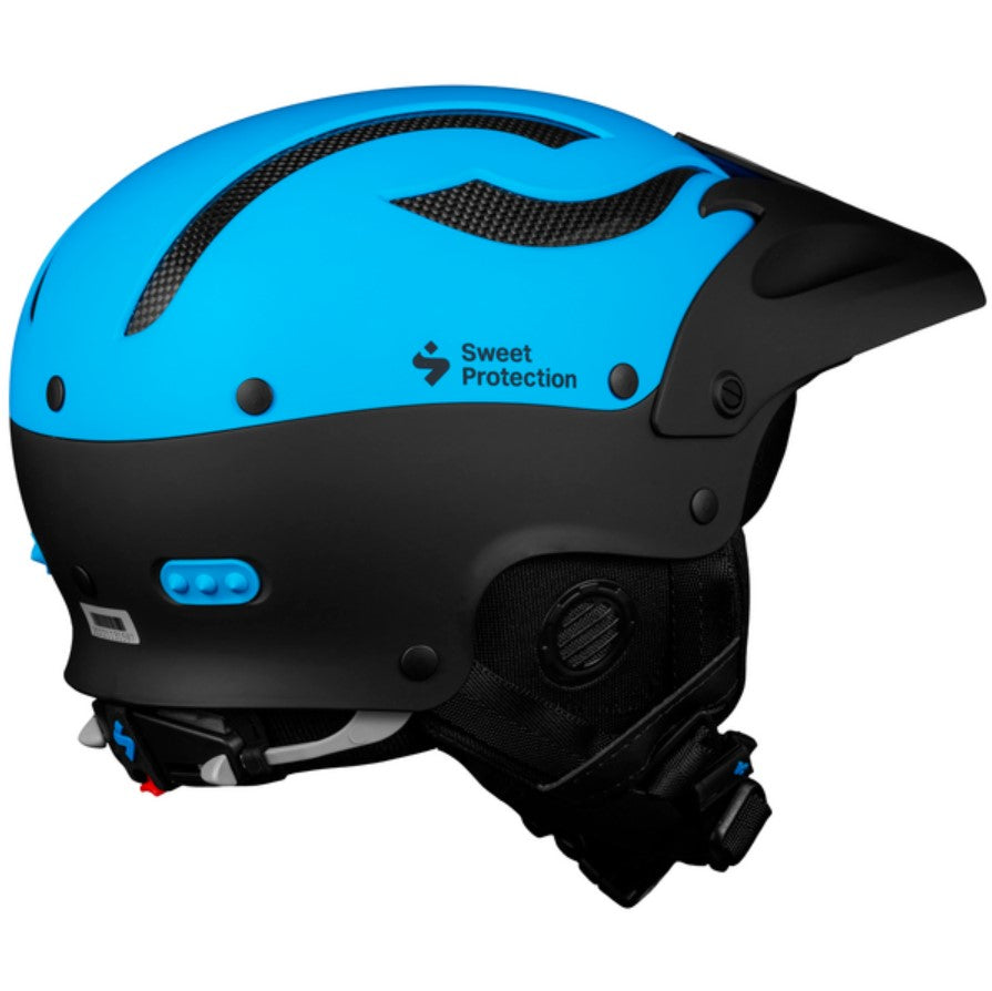 blue helmet for whitewater kayaking