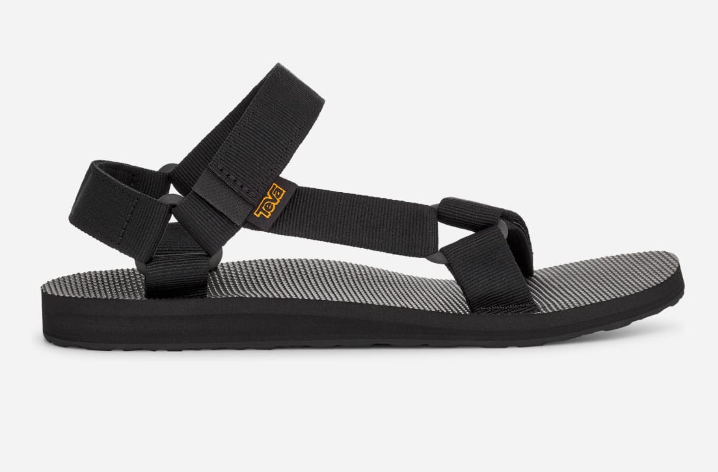 Black men's Teva sandals