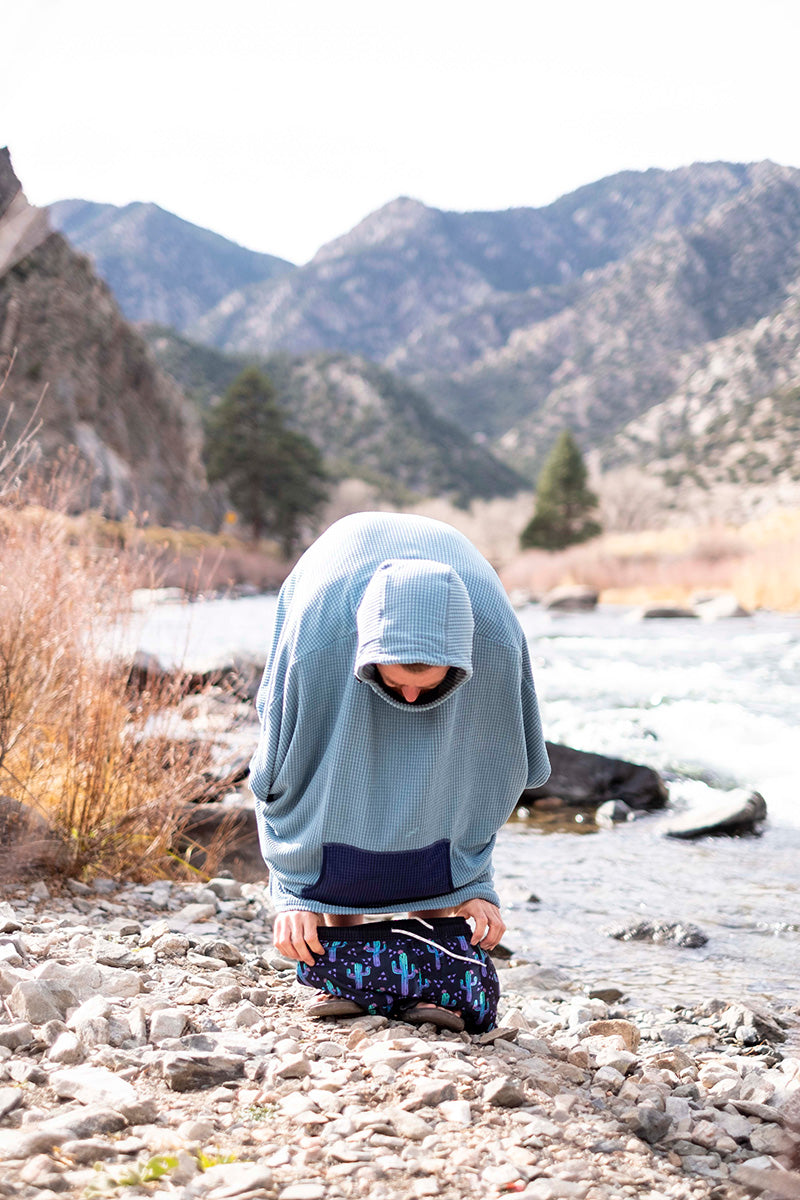 fleece changing robe for surfing