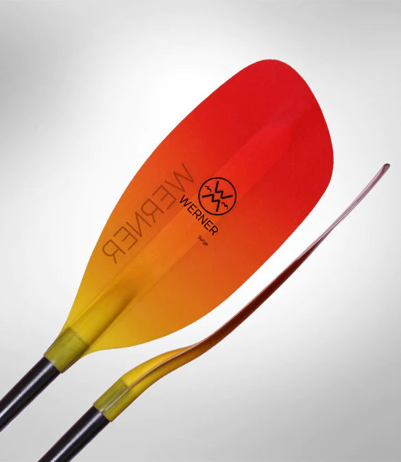 Werner paddle for kayaking