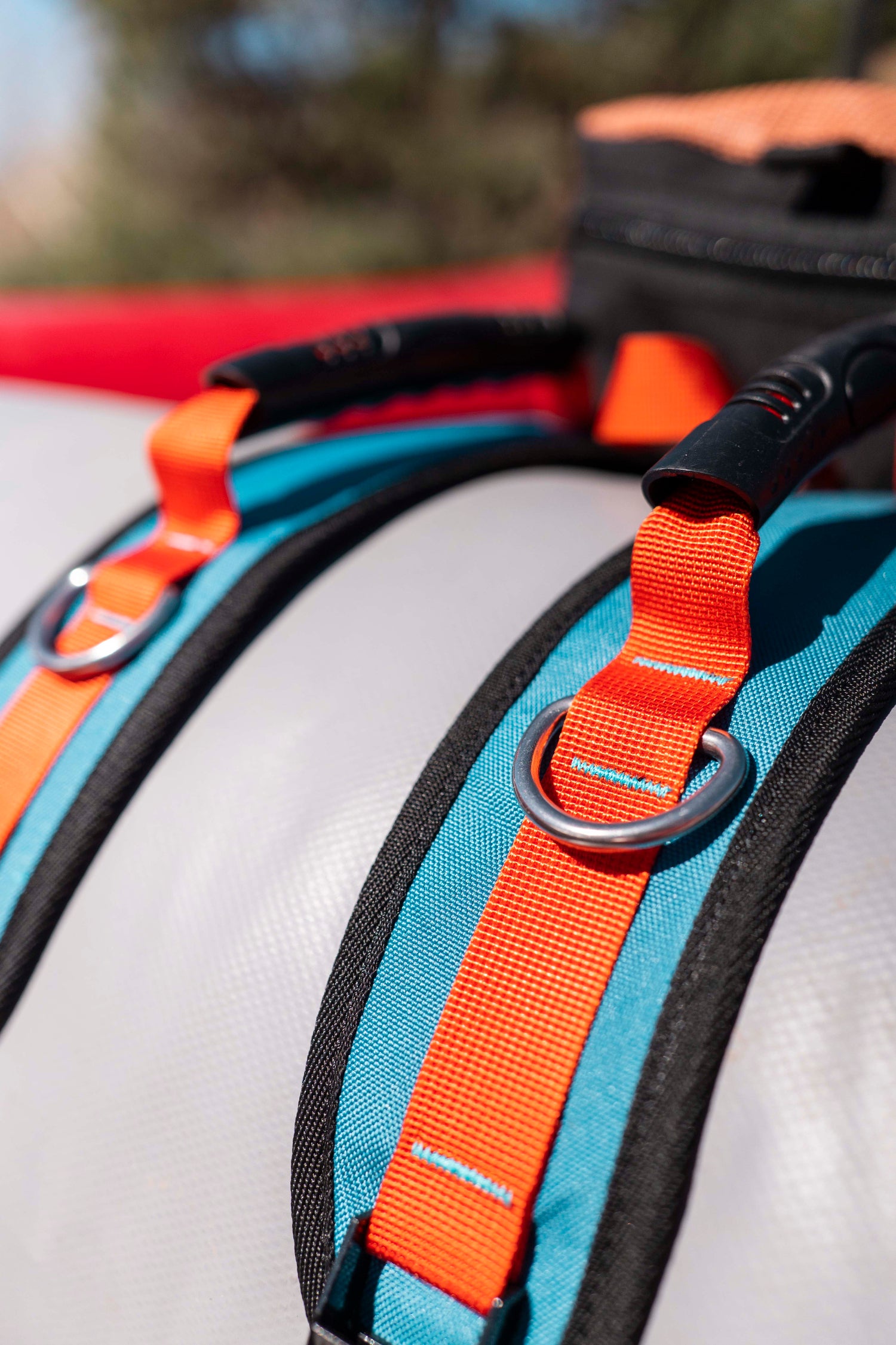 mesh thwart bag for whitewater rafting