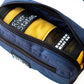 Gold and Navy whitewater waist throw bags.