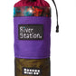 Fun space colored throw bag for kayaking.