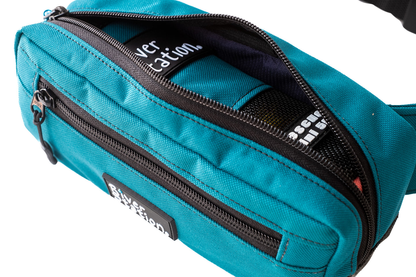 Teal best hip throw bag for kayaking.